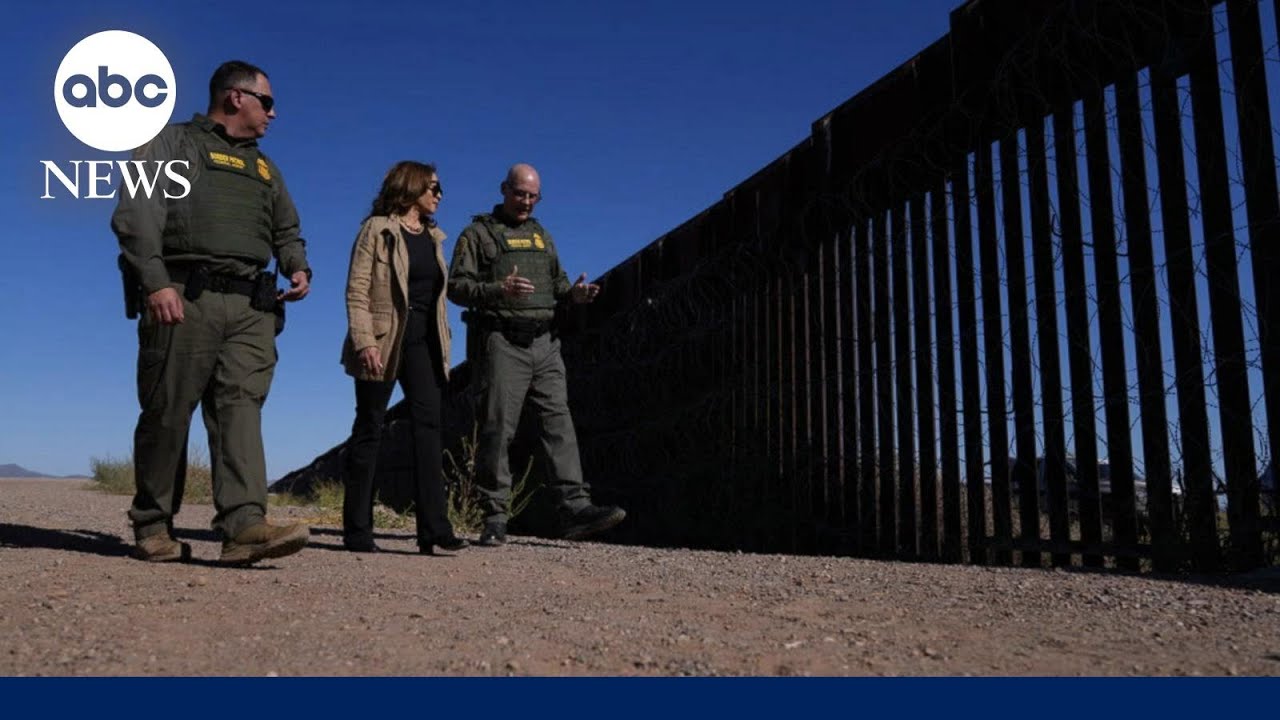 Harris visits the Southern border, focuses on immigration