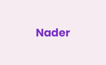 Nader From The Mid Eas